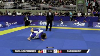 Thaís Loureiro Felipe vs Mayssa Caldas Pereira Bastos 2025 Brasileiro Jiu-Jitsu IBJJF
