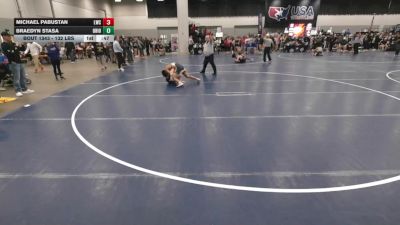 132 lbs Cons. Rd Of 64 - Michael Pabustan, Lions Wrestling Club vs Braedyn Stasa, Ohio