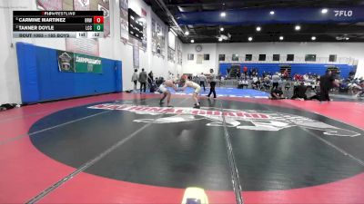 165 Boys Cons. Round 5 - Tanner Doyle, La Costa Canyon vs Carmine Martinez, Brawley