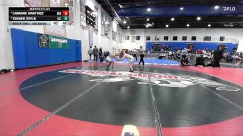 165 Boys Cons. Round 5 - Tanner Doyle, La Costa Canyon vs Carmine Martinez, Brawley