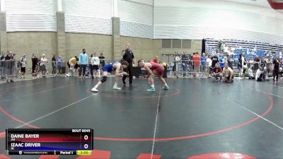 138 lbs Champ. Round 1 - Daine Bayer, OH vs Izaac Driver, IN