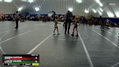 56-60 lbs Semifinal - Andrew Huffman, Donahue vs Landon Childers, Slivka Elite