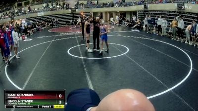 114 lbs Round 3 (4 Team) - Cal Smith, LaCrosse Aquinas vs Meison Tollefson, Decorah