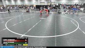 165 lbs Champ. Round 1 - Simon Schwabe, Wisconsin vs Corey Robinson, East St. Louis Wrestling Club
