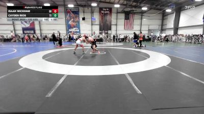 132 lbs Round Of 32 - Isaak Wickham, OH vs Cayden Rios, TX
