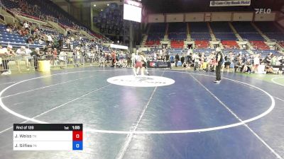 126 lbs Rnd Of 128 - Joseph Weiss, TN vs Jack Silfies, PA