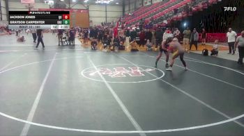 165 lbs Champ. Round 1 - Jackson Jones, Quincy vs Grayson Carpenter, Carl Albert