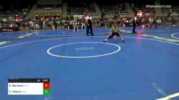 83 lbs Quarterfinal - Derek Barrows, Bear Cave vs Dominic Deputy, Orchard WC