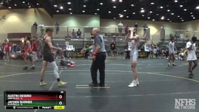 117 lbs Round 4 (6 Team) - Jayden Barnes, Mi Pitbulls vs Austin Desero, Ares Black