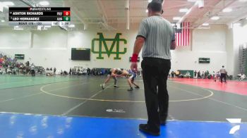 120 lbs Champ. Round 2 - Ashton Richards, Santa Rosa Academy vs Leo Hernandez, Villa Park