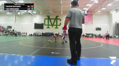 120 lbs Champ. Round 2 - Ashton Richards, Santa Rosa Academy vs Leo Hernandez, Villa Park