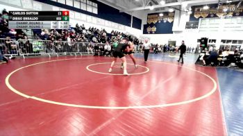 285 lbs Champ. Round 3 - Diego Ensaldo, Monache vs Carlos Sutton, Etiwanda