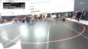 65 lbs 3rd Place - Ty Simmons, MI vs Ashton Pate-Boyer, MI
