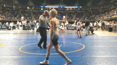 95 lbs Quarterfinal - Tyler Farmer, Frazier vs AJ Pifer, Kiski Area