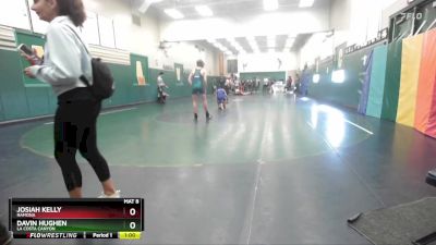 120 lbs Champ. Round 2 - Davin Hughen, La Costa Canyon vs Josiah Kelly, Ramona
