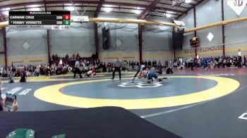 144 lbs Champ. Round 2 - Carmine Cruz, Sunnyside vs Tommy Verrette, Edmond North