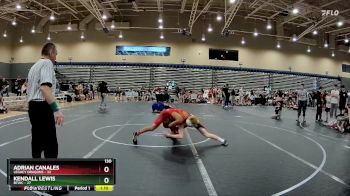 130 lbs Round 3 (8 Team) - Kendall Lewis, BTWC vs Adrian Canales, Legacy Dragons