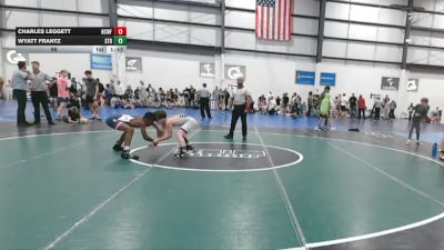 95 lbs Placement (4 Team) - Charles Leggett, NORTH CAROLINA WRESTLING FACTORY vs Wyatt Frantz, STAUNTON REAPER