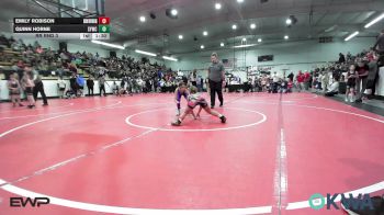 67-70 lbs Rr Rnd 3 - Emily Robison, Skiatook Youth Wrestling vs Quinn Horne, Springdale Youth Wrestling