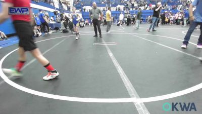 76 lbs Quarterfinal - Ryker Johnson, Division Bell Wrestling vs Corbin Hawkins, Noble Takedown Club