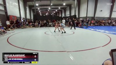 130 lbs Quarterfinal - Braylee Blankenship, CNWC Concede Nothing Wrestling Club vs Taylor Echeverria, COWA