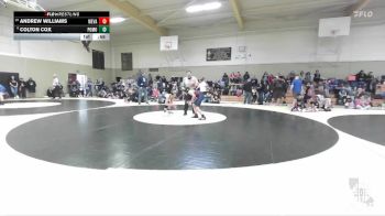 95 lbs Cons. Round 1 - Colton Cox, Central Catholic vs Andrew Williams, Albiani Middle School