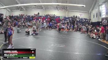 80 lbs Round 2 - Bella Galfetti, Carolina Reapers vs Gabriel Daniel, Pelion Youth Wrestling