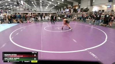 113 lbs Cons. Round 4 - Roman Estes, Coppell Stars Wrestling Club vs Matthew Saenz, Vici Wrestling Club