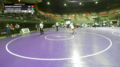 235 lbs 5th Place - Miranda Rodriguez, Firebaugh vs Steffany Castro, Golden Valley (Bakersfield)