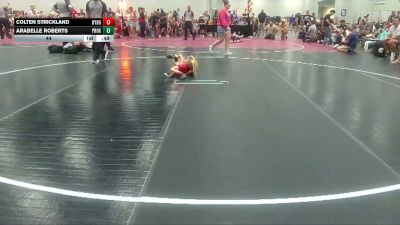 44 lbs Round 3 (6 Team) - Colten Strickland, Backyard Brawlers Gold vs Arabelle Roberts, Project X