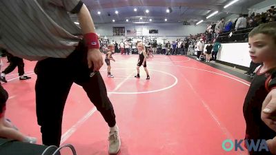 46 lbs Consi Of 8 #1 - Nicolas Johnson, Locust Grove Youth Wrestling vs Bryker Smith, Tahlequah Wrestling Club