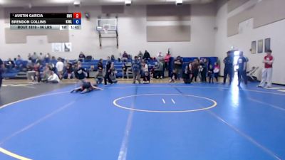 96 lbs Champ. Round 2 - Austin Garcia, Suples Wrestling Club vs Brendon Collins, Kuna Klub