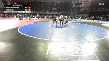 126 lbs Champ. Round 2 - Jace Lipska, Casa Roble vs Emilio Rodriguez, Merrill West