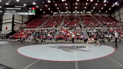 174 lbs Semifinal - Jeremiah Halter, Drury vs Matt Ortiz, McKendree