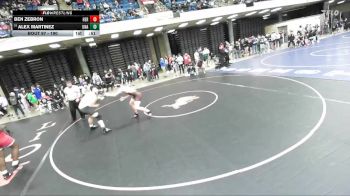 190 lbs Champ. Round 1 - Alex Martinez, Unattached vs Ben Zebron, Hersey