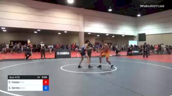 126 kg Semifinal - Cooper Haase, Attack Wrestling vs Dylan Garcia, Garage Boyz Wrestling