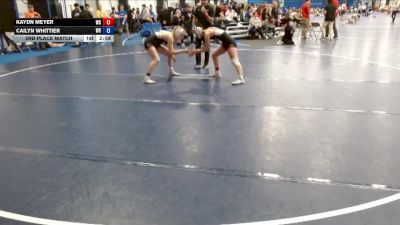 131 lbs 3rd Place Match - Kaydn Meyer, Wartburg vs Cailyn Whittier, Wartburg