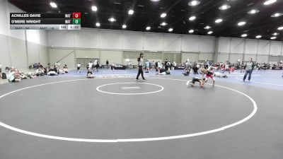 61 lbs Rr Rnd 2 - Achilles Davie, Mat Union Misfits 9U 2 vs O'mere Wright, Mat Union Misfits 9U 1