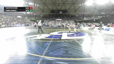 Boys 1B/2B 157 3rd Place Match - Aiden Conley, Kittitas vs Sawyer Evans, Cle Elum