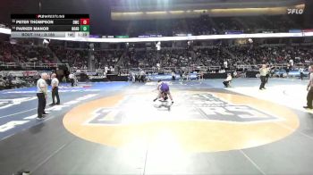 II-160 lbs Champ. Round 1 - Peter Thompson, Dansville-Wayland-Cohocton vs Parker Manor, Northern Adirondack