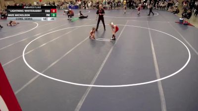 8U - I Cons. Semis - Joseph Cain, ANML vs Beau Krause, Kingdom Wrestling