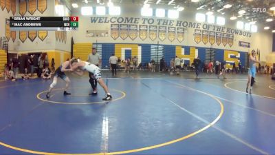 175 Gold Round 2 - Mac Andrews, Wellington Community Hs vs Brian Wright, Camden County
