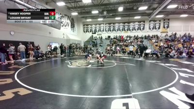 120 lbs Semifinal - LouAnn Bryant, Campbell County vs Kinsey Hooper, Rawlins