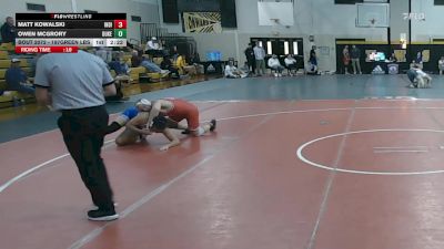 197Green lbs Final - Matt Kowalski, Indiana vs Owen McGrory, Duke