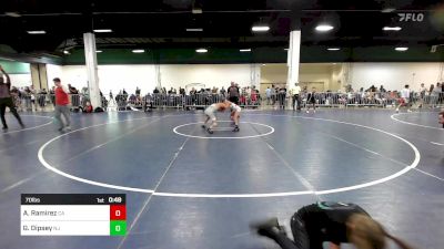 70 lbs Consi Of 8 #2 - Aaron Ramirez, CA vs Georgie Dipsey, NJ