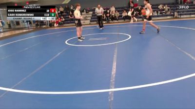 132-143 lbs Champ. Round 1 - Jose Ramirez, Ansley/Litchfield Wrestling vs Cash Komorowski, Central City Jr Wrestling