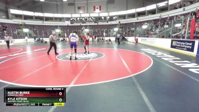 131 lbs Cons. Round 3 - Kyle Kitson, Whitney Point Sr HS vs Austin Burke, Scranton Prep