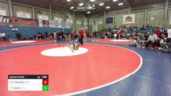 113 lbs Quarterfinal - Sergio Escobar, Bakersfield vs Thunder Lewis, Clovis