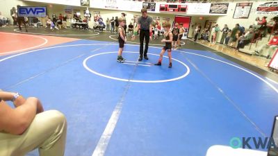 60 lbs Rr Rnd 2 - Collin Houston, Grove Takedown Club vs Cutter Bledsoe, Woodland Wrestling Club