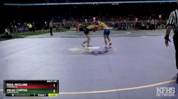 D3-120 lbs Cons. Round 1 - Paul McClure, Madison HS vs Micah Curtiss, Shepherd HS